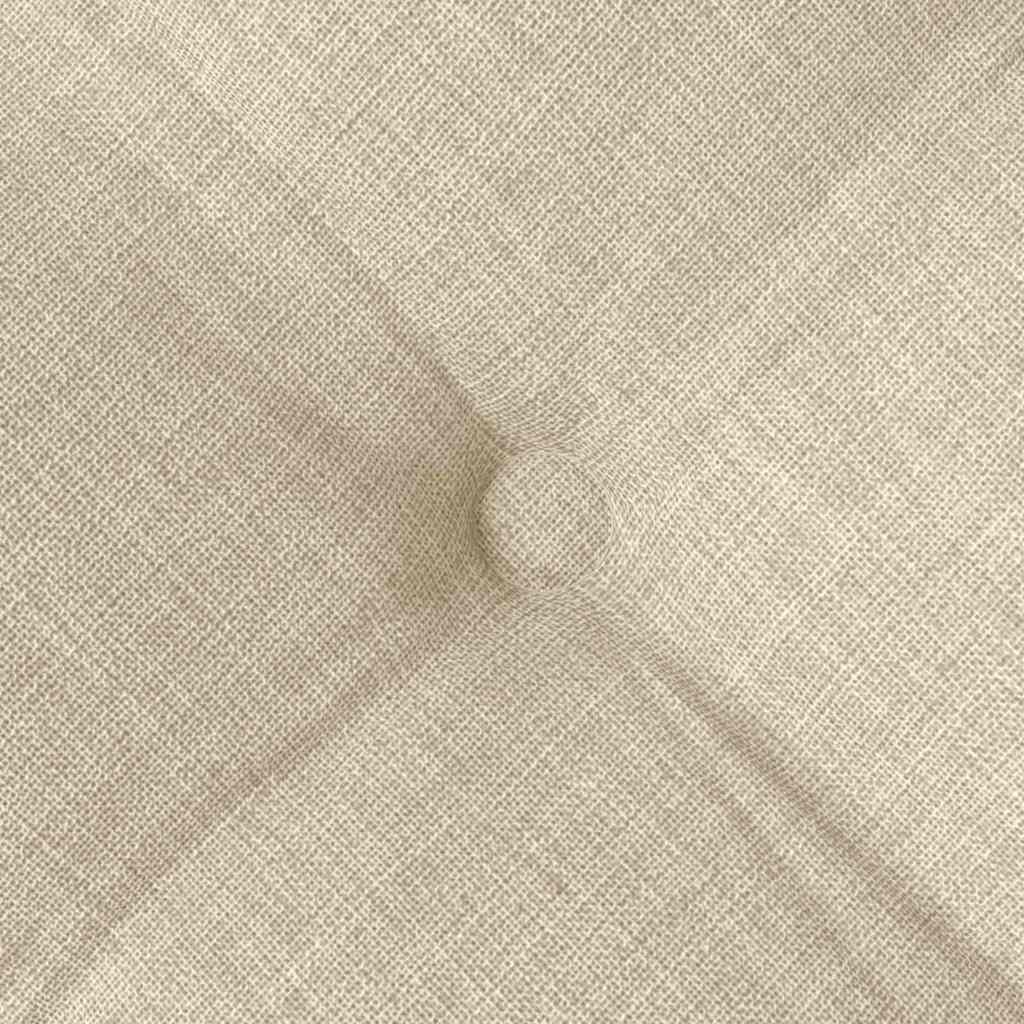 Sitzkissen 4 pcs Creme 40 x 40 x 6 cm Stoff