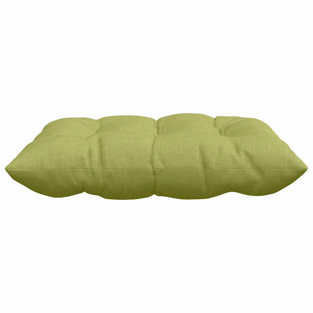 Sitzkissen 4 pcs Hellgrün 40 x 40 x 6 cm Stoff
