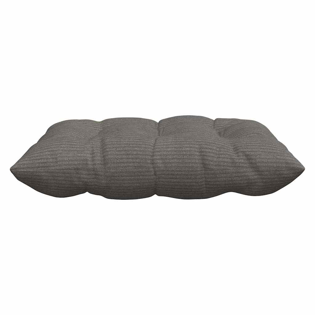 Sitzkissen 4 pcs Hellgrau 40 x 40 x 6 cm Cordstoff