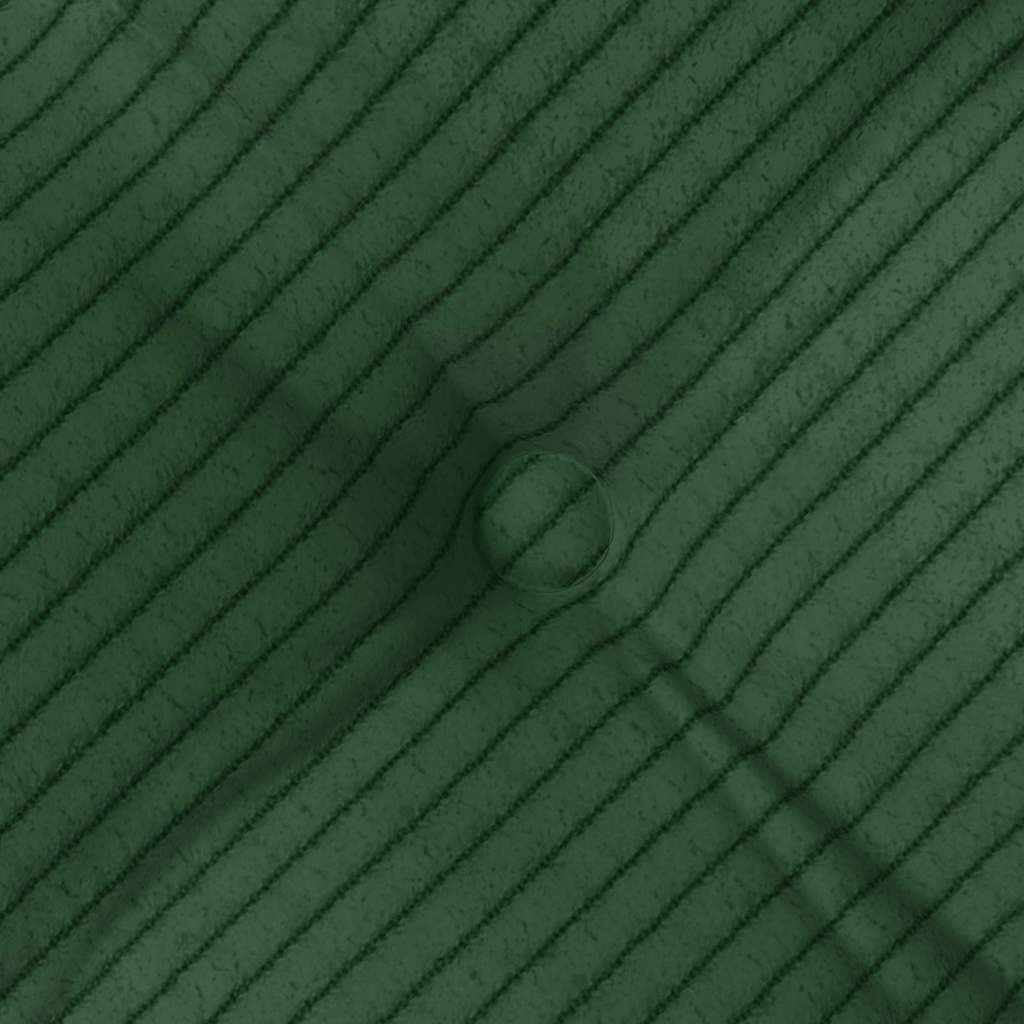 Sitzkissen 4 pcs Dunkelgrün 40 x 40 x 6 cm Cordstoff