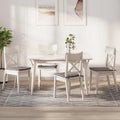 Sitzkissen 4 pcs Taupe 40 x 40 x 3 cm Stoff
