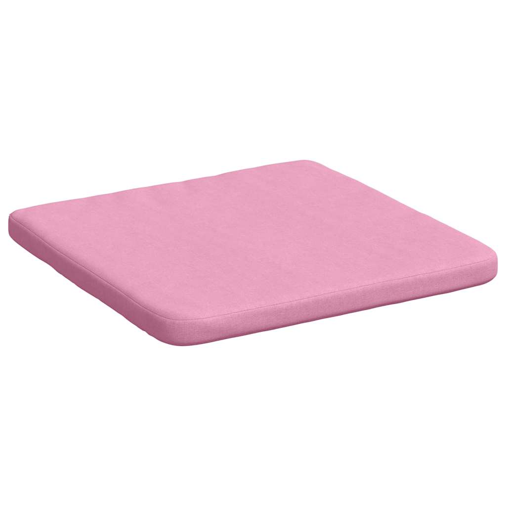 Sitzkissen 4 Stück Rosa 40 x 40 x 3 cm Stoff