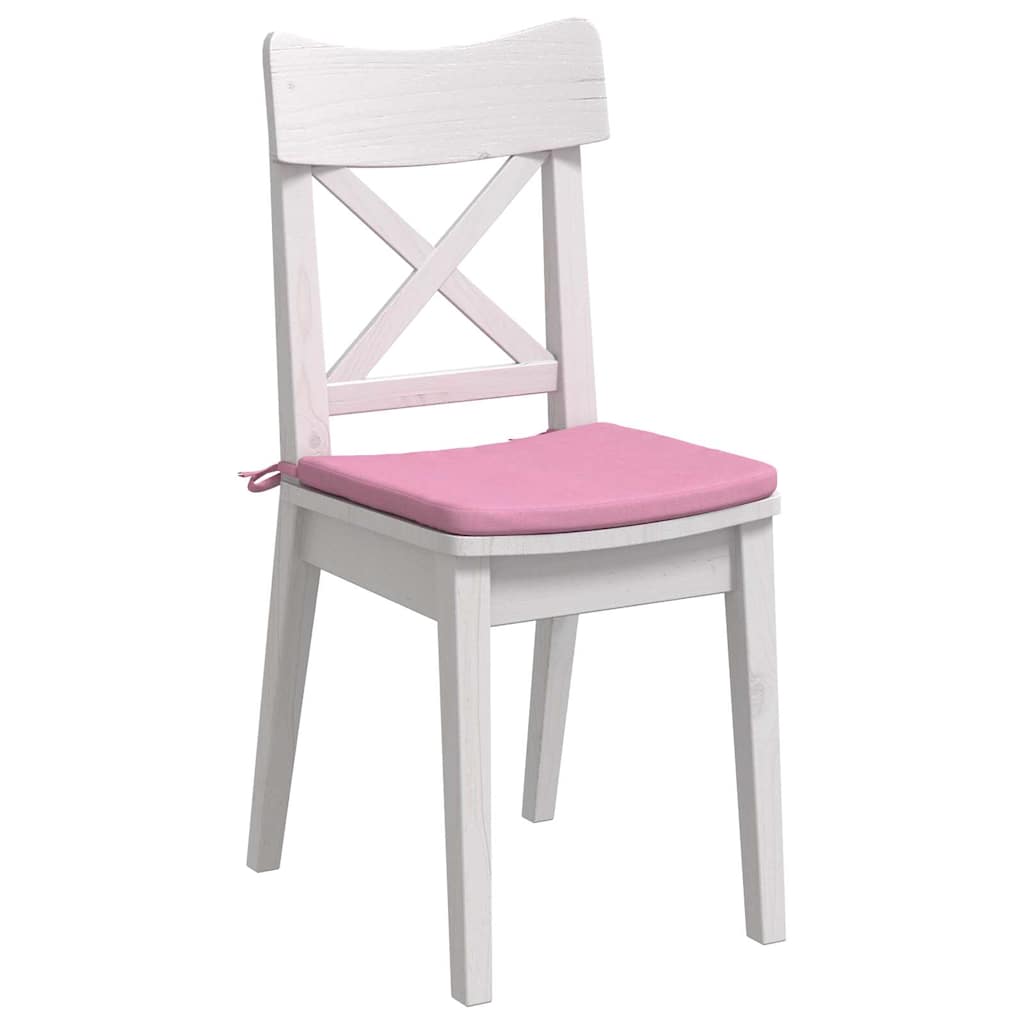Sitzkissen 4 Stück Rosa 40 x 40 x 3 cm Stoff