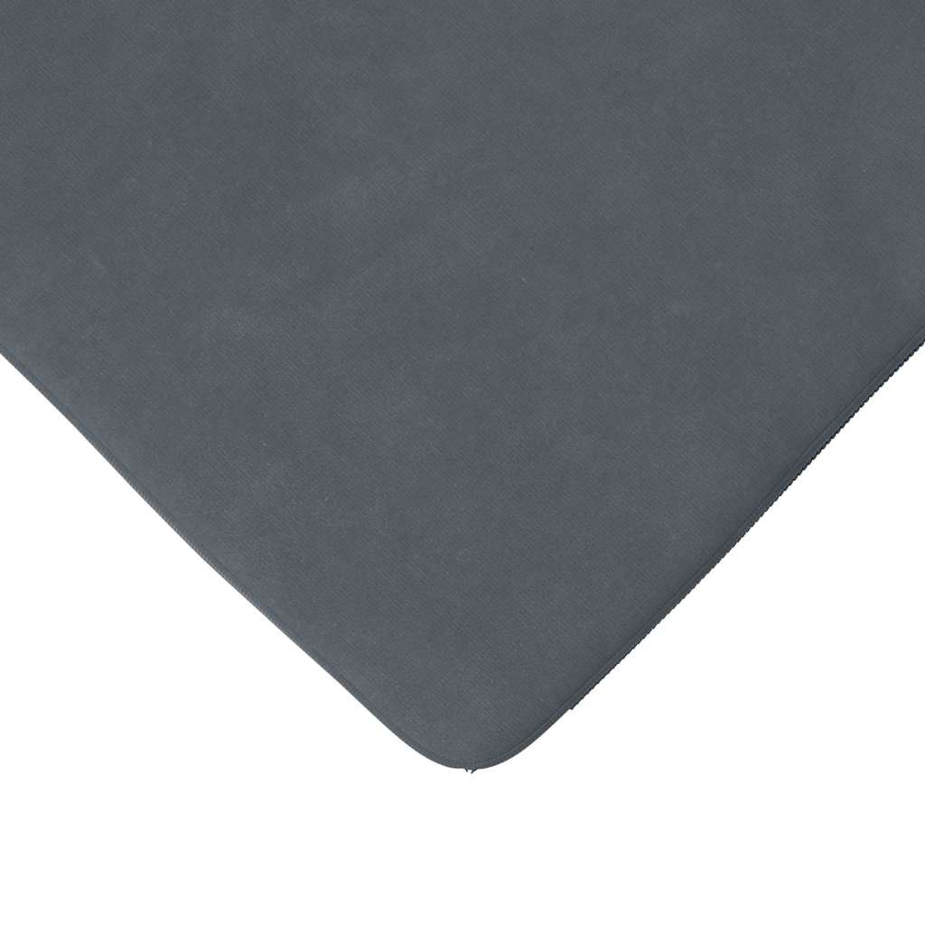 Sitzkissen 4 pcs Dunkelgrau 40 x 40 x 3 cm Samt