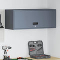 Wandschrank für die Garage mit Gasdrucklift-Tür Anthrazit