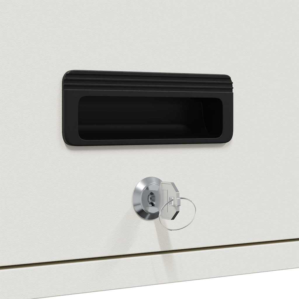 Wandschrank für die Garage mit Gasdrucklift-Tür Weiß