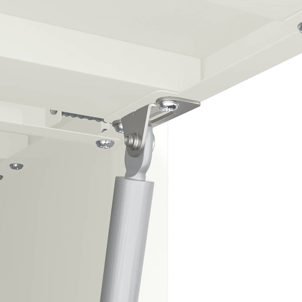 Wandschrank für die Garage mit Gasdrucklift-Tür Weiß
