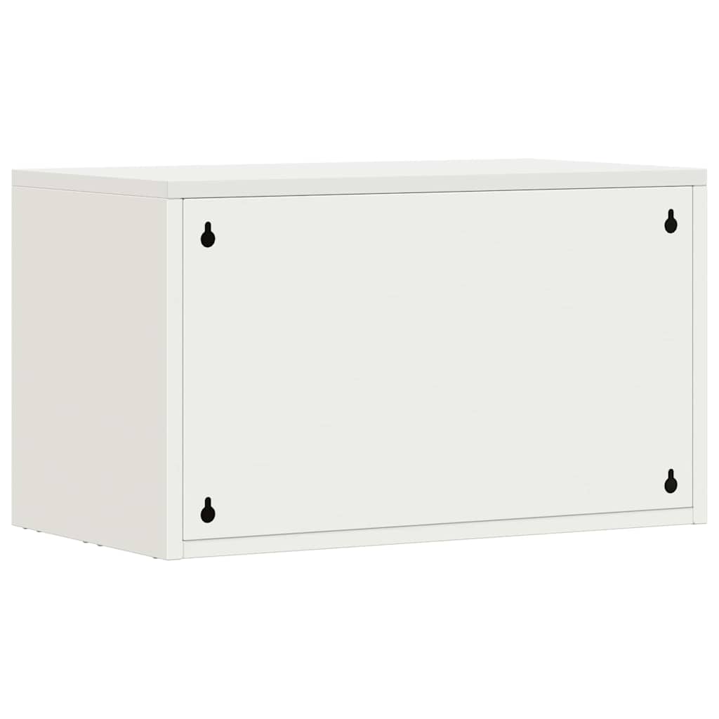 Wandschrank für die Garage mit Gasdrucklift-Tür Weiß