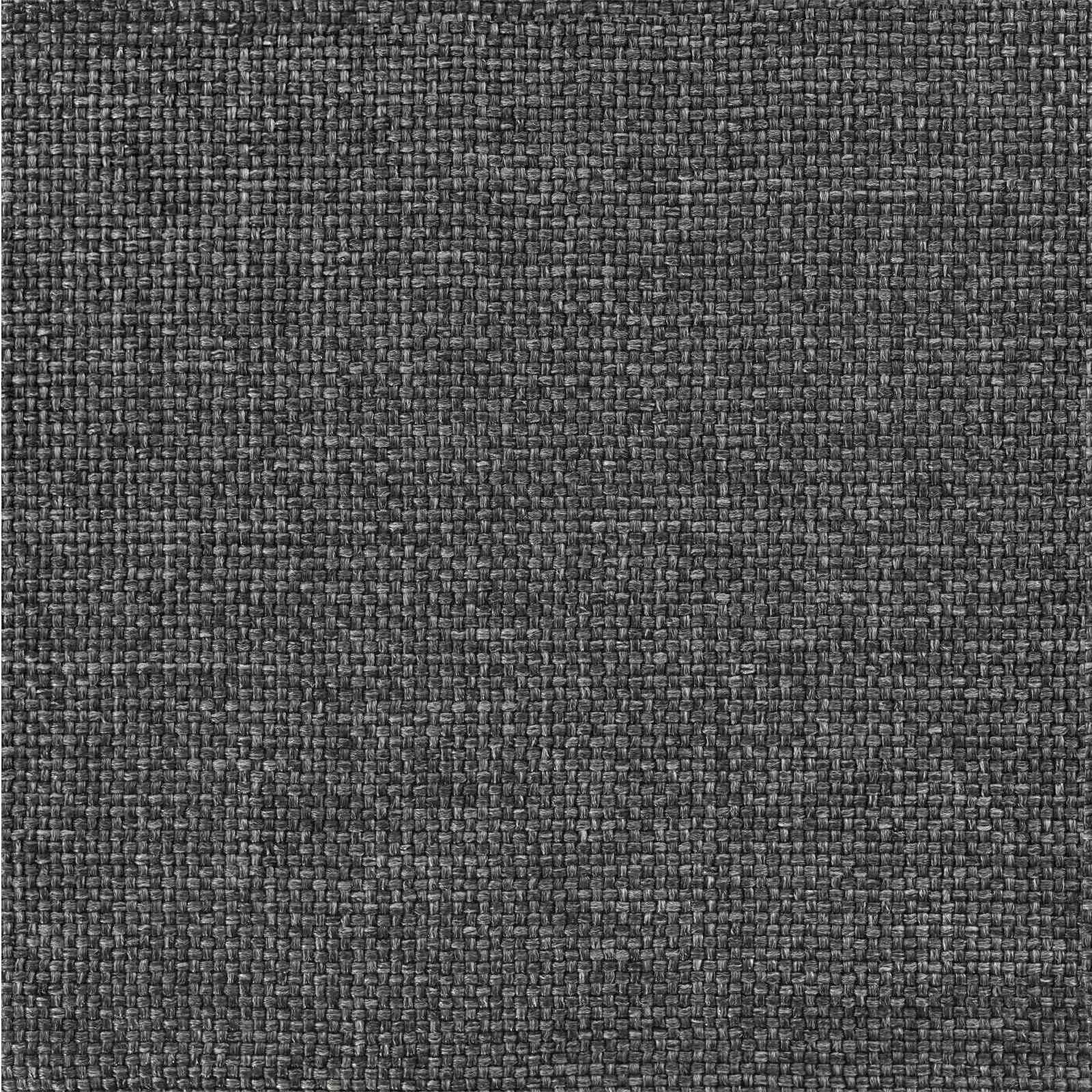 Bettgestell mit gepolstertem Kopfteil Dunkelgrau 140 x 200 cm