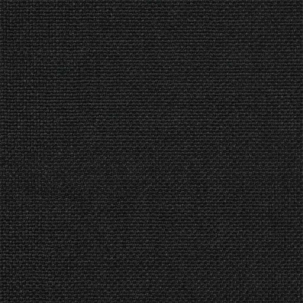 Bettgestell mit gepolstertem Kopfteil Schwarz 140 x 200 cm