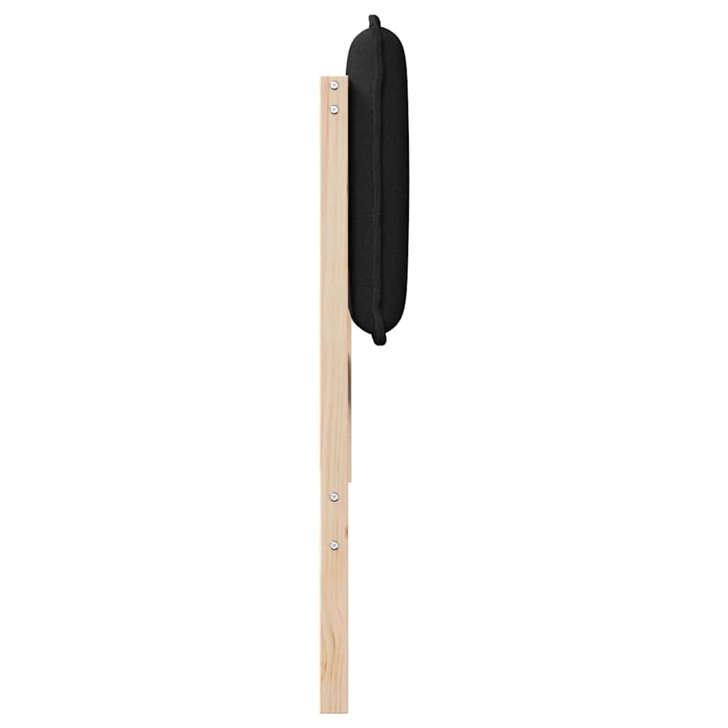 Gepolstertes Kopfteil mit Kopfteil Natürlich und Schwarz 140 cm