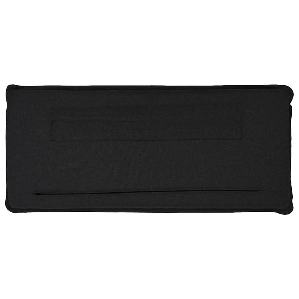 Gepolstertes Kopfteil mit Kopfteil Natürlich und Schwarz 90 cm