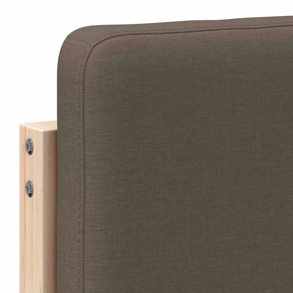Gepolstertes Kopfteil mit Kopfteil Braun und Taupe 200 cm