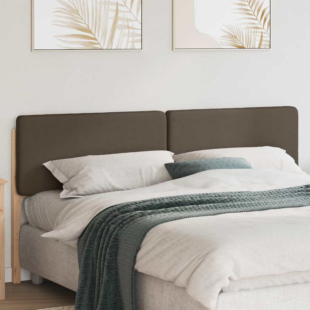 Gepolstertes Kopfteil mit Kopfteil Braun und Taupe 200 cm