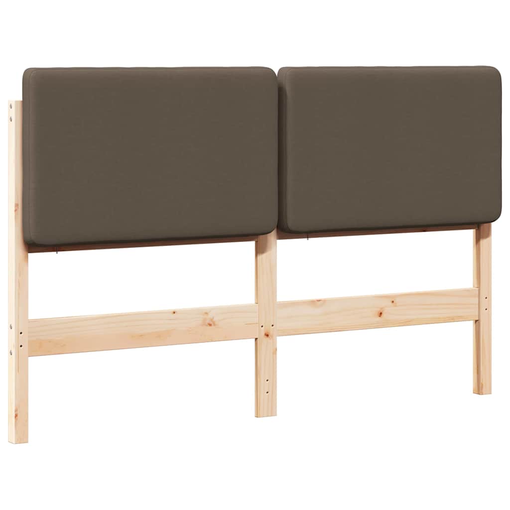 Gepolstertes Kopfteil mit Kopfteil Braun und Taupe 150 cm