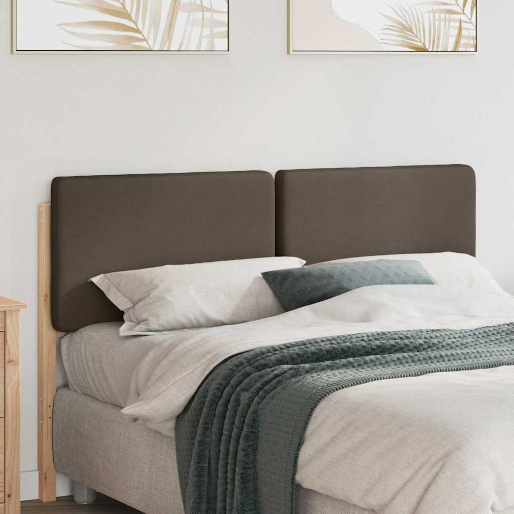 Gepolstertes Kopfteil mit Kopfteil Braun und Taupe 140 cm