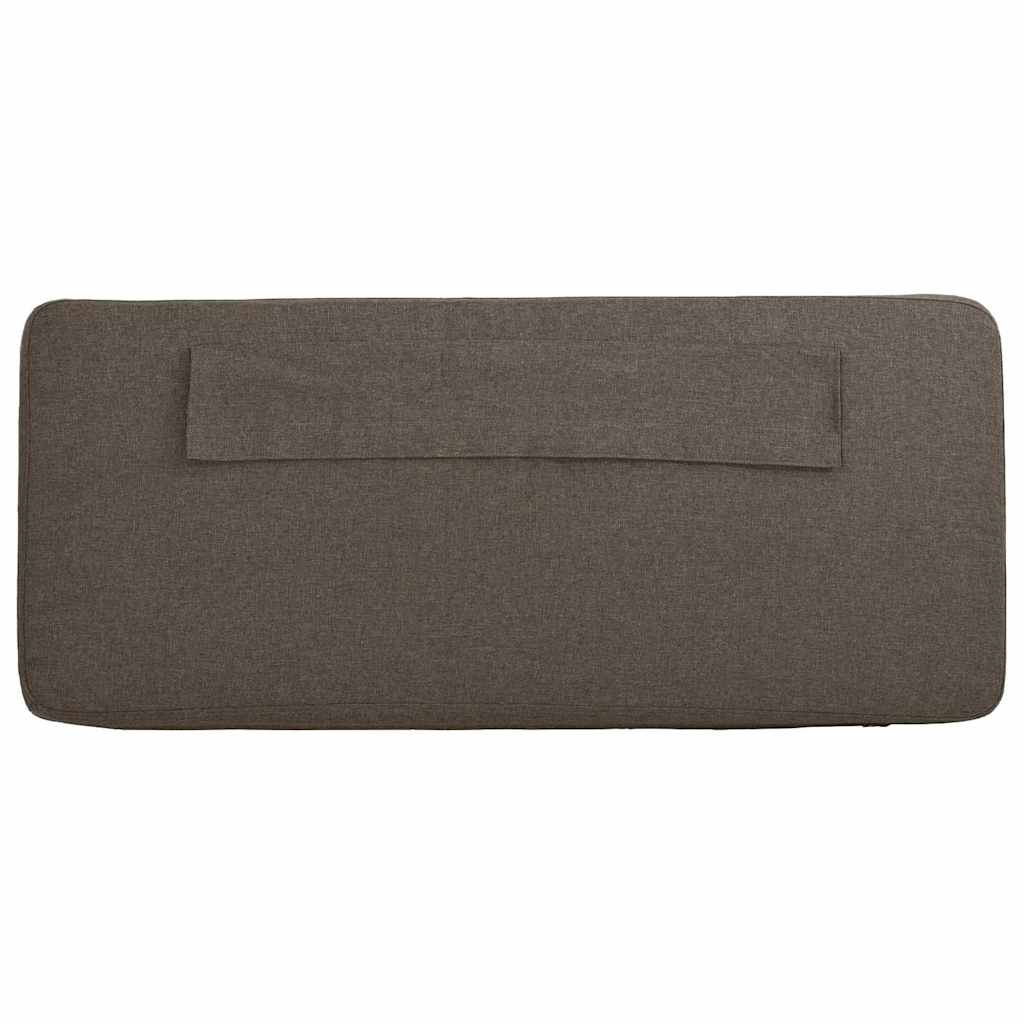 Gepolstertes Kopfteil mit Kopfteil Braun und Taupe 135 cm