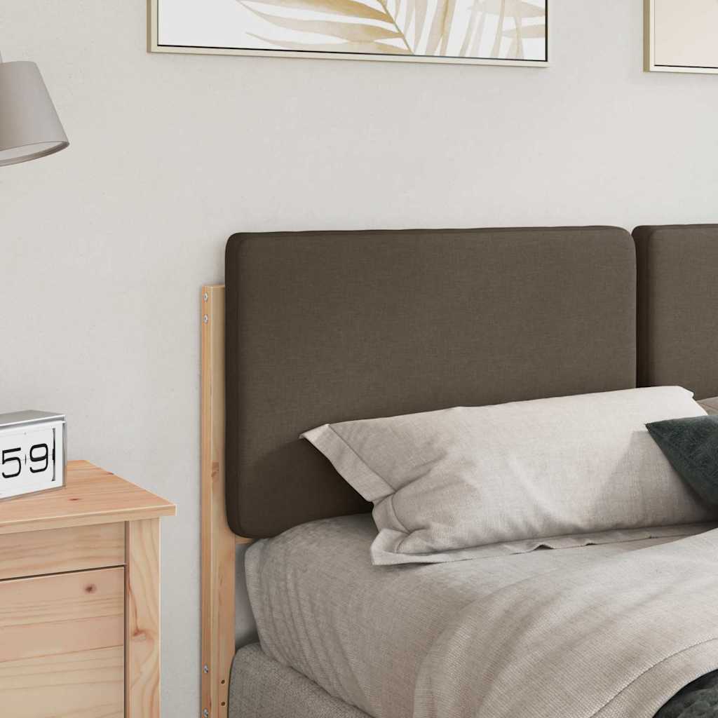Gepolstertes Kopfteil mit Kopfteil Braun und Taupe 135 cm