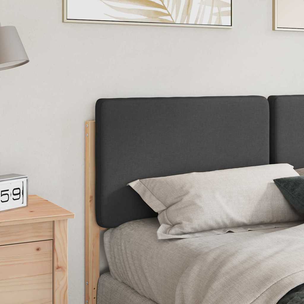 Gepolstertes Kopfteil mit Kopfteil Braun und Dunkelgrau 120 cm
