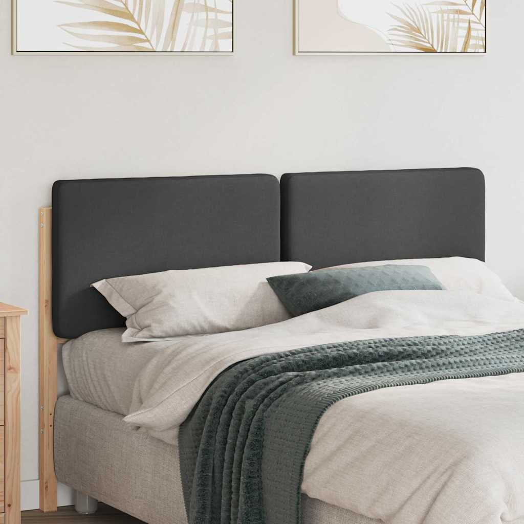 Gepolstertes Kopfteil mit Kopfteil Braun und Dunkelgrau 120 cm