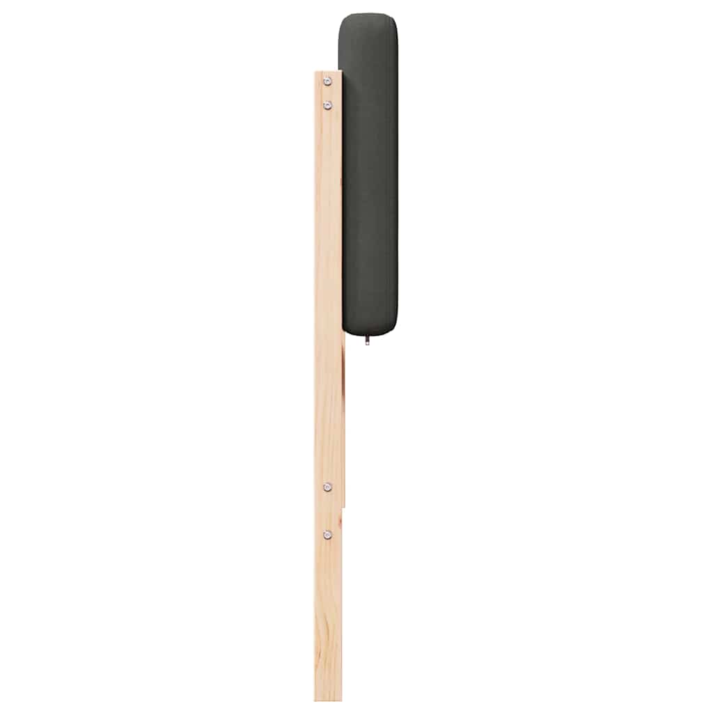 Gepolstertes Kopfteil mit Kopfteil Braun und Dunkelgrau 120 cm