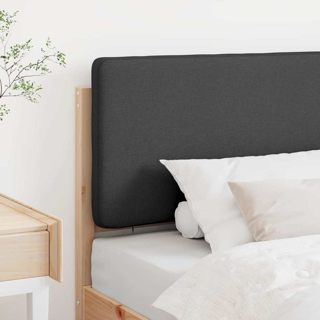 Gepolstertes Kopfteil mit Kopfteil Braun und Dunkelgrau 90 cm