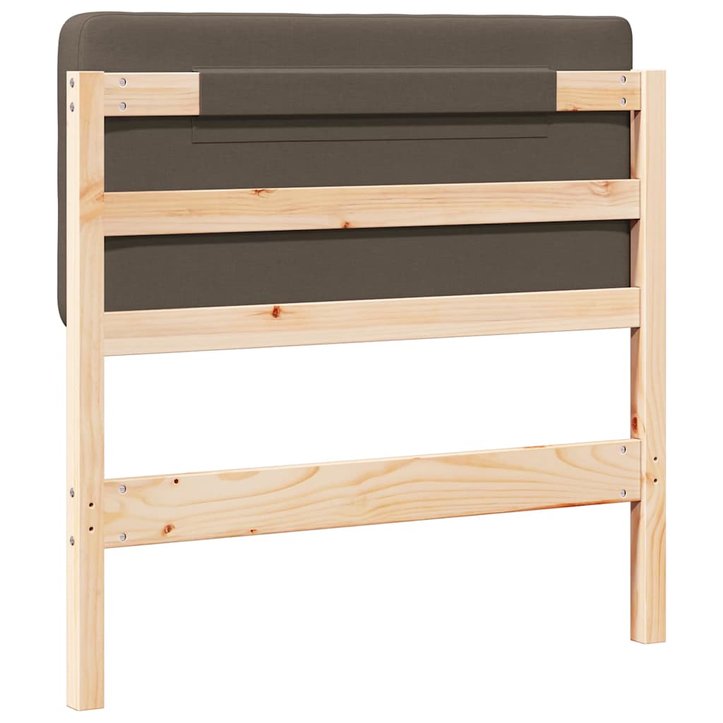 Gepolstertes Kopfteil mit Kopfteil Braun und Taupe 90 cm