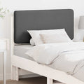 Gepolstertes Kopfteil mit Kopfteil Weiß und Hellgrau 90 cm