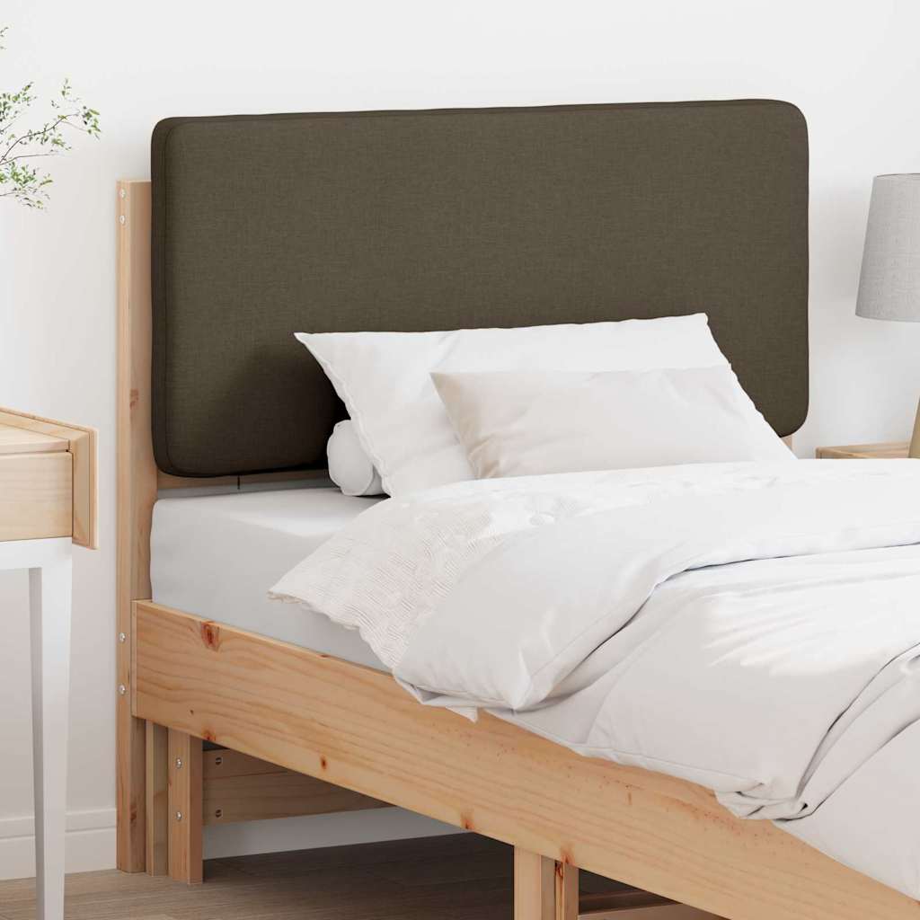 Gepolstertes Kopfteil mit Kopfteil Braun und Taupe 80 cm