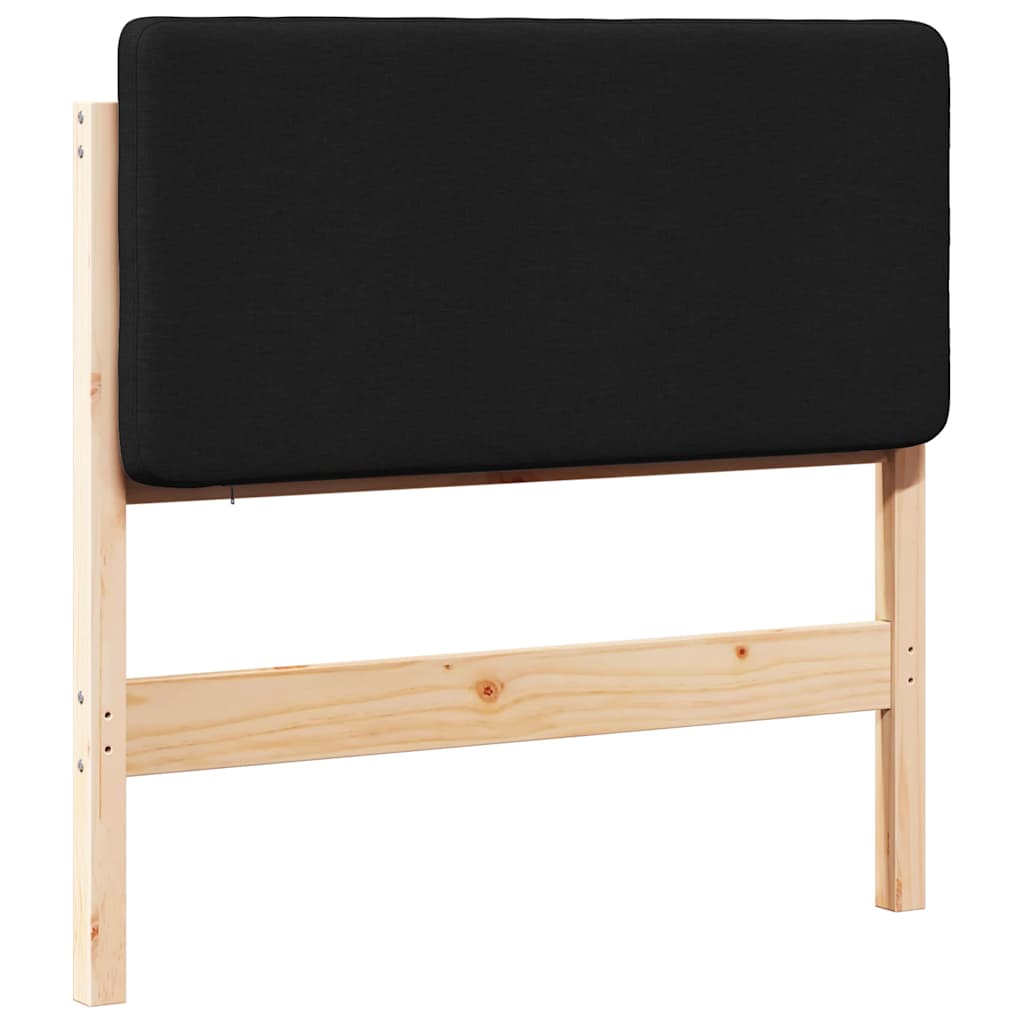 Gepolstertes Kopfteil mit Kopfteil Braun und Schwarz 75 cm