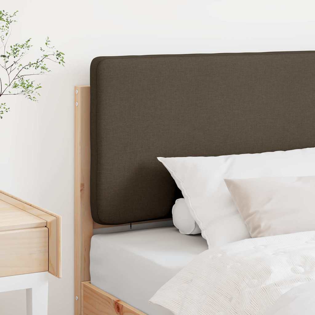Gepolstertes Kopfteil mit Kopfteil Braun und Taupe 75 cm