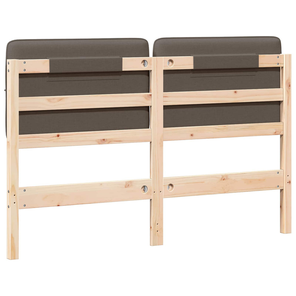 Gepolstertes Kopfteil mit Kopfteil Braun und Taupe 160 cm