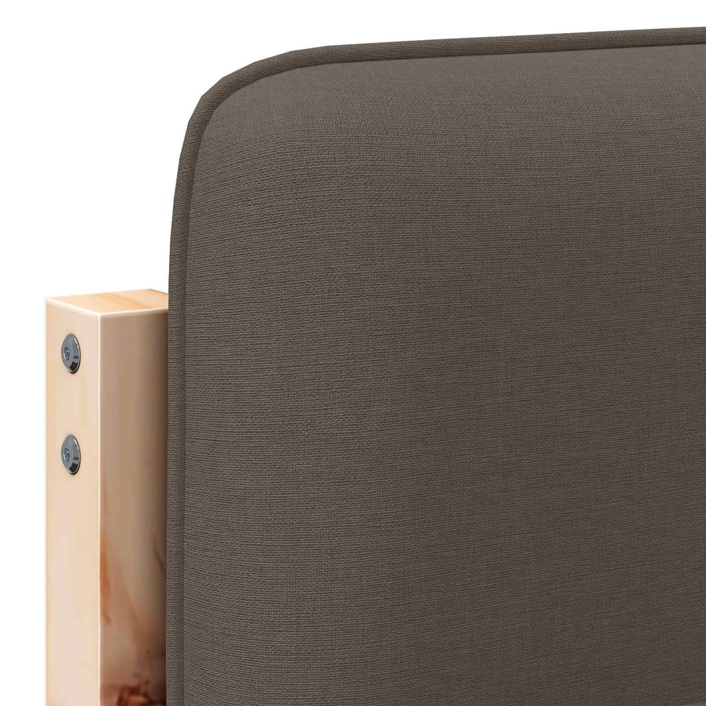 Gepolstertes Kopfteil mit Kopfteil Braun und Taupe 150 cm