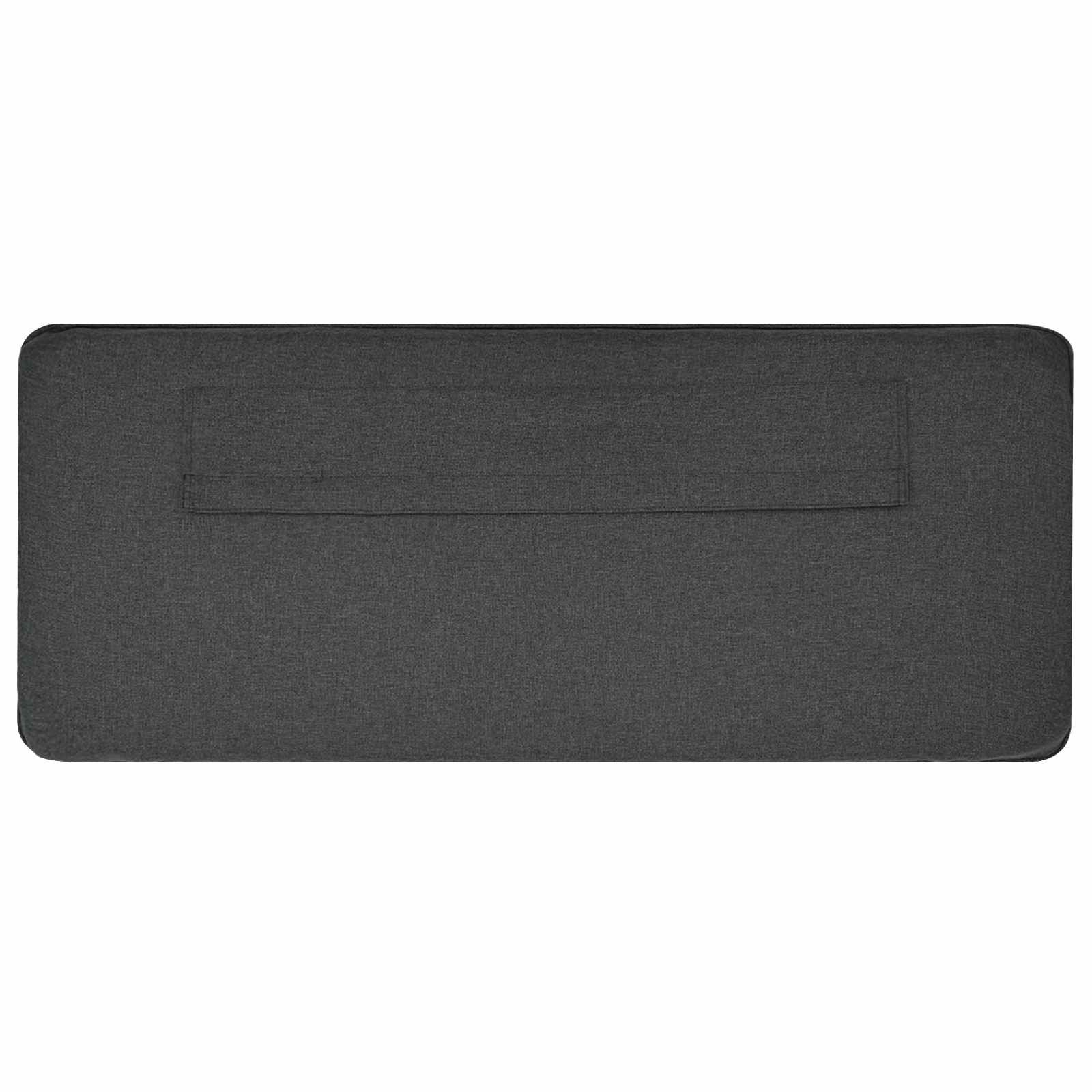 Gepolstertes Kopfteil mit Kopfteil Braun und Dunkelgrau 120 cm