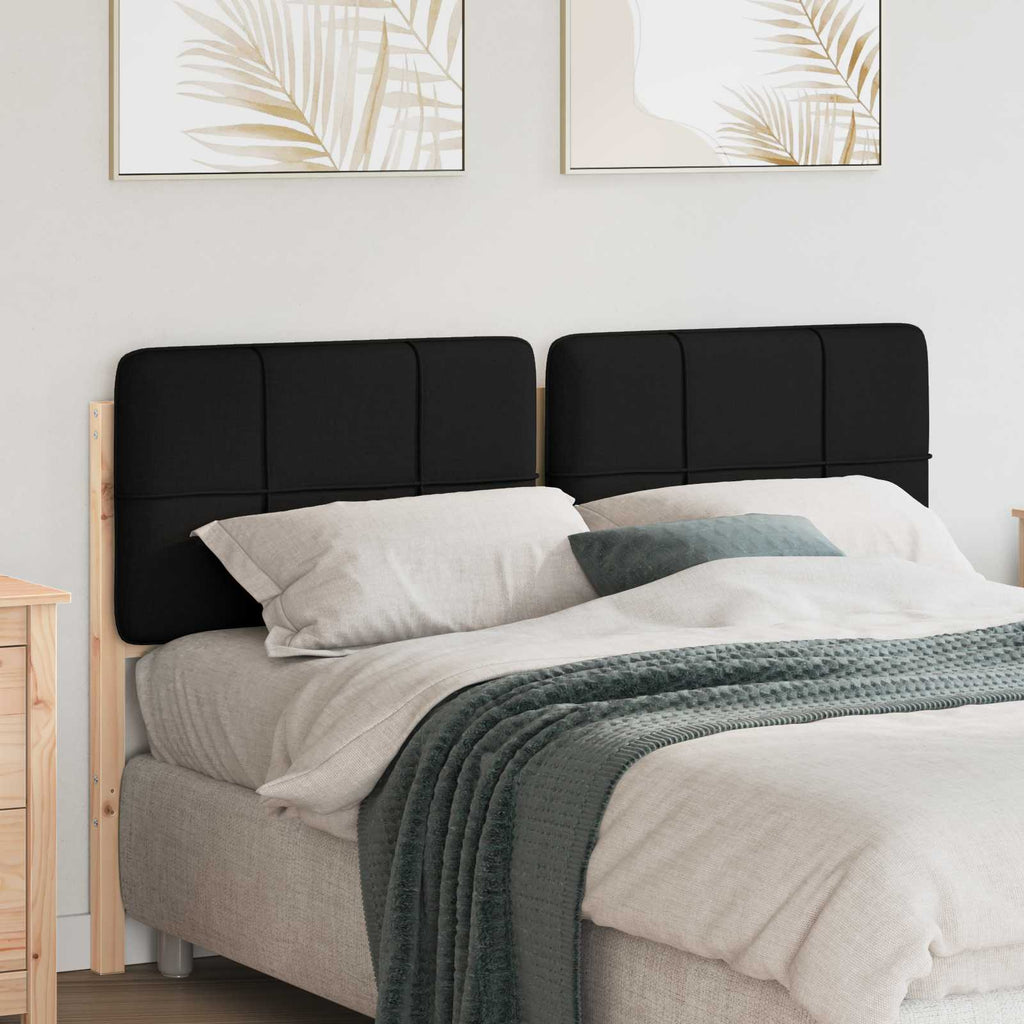 Gepolstertes Kopfteil mit Kopfteil Braun und Schwarz 120 cm