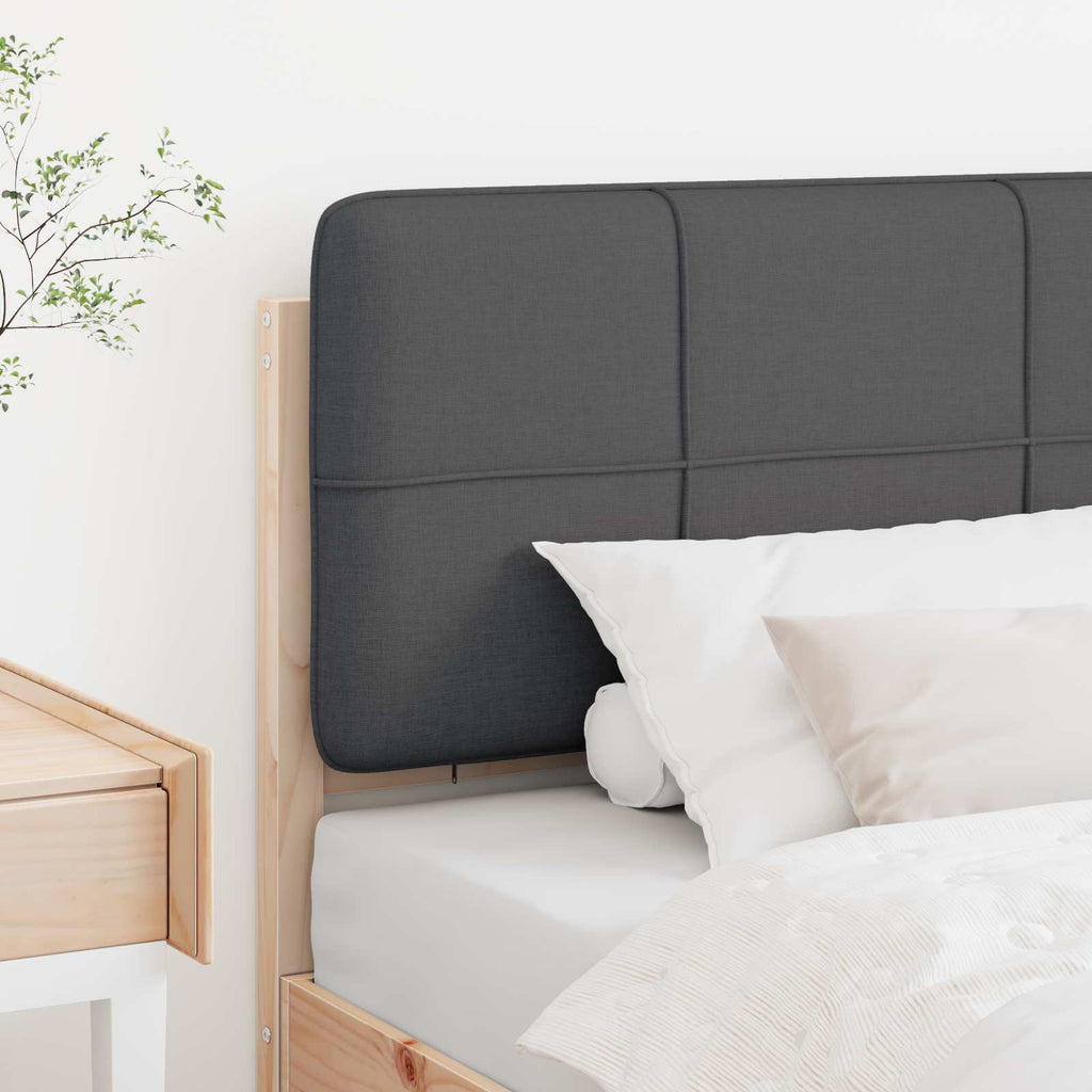 Gepolstertes Kopfteil mit Kopfteil Braun und Dunkelgrau 80 cm
