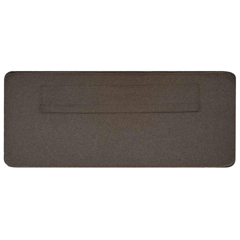Gepolstertes Kopfteil mit Kopfteil Braun und Taupe 80 cm