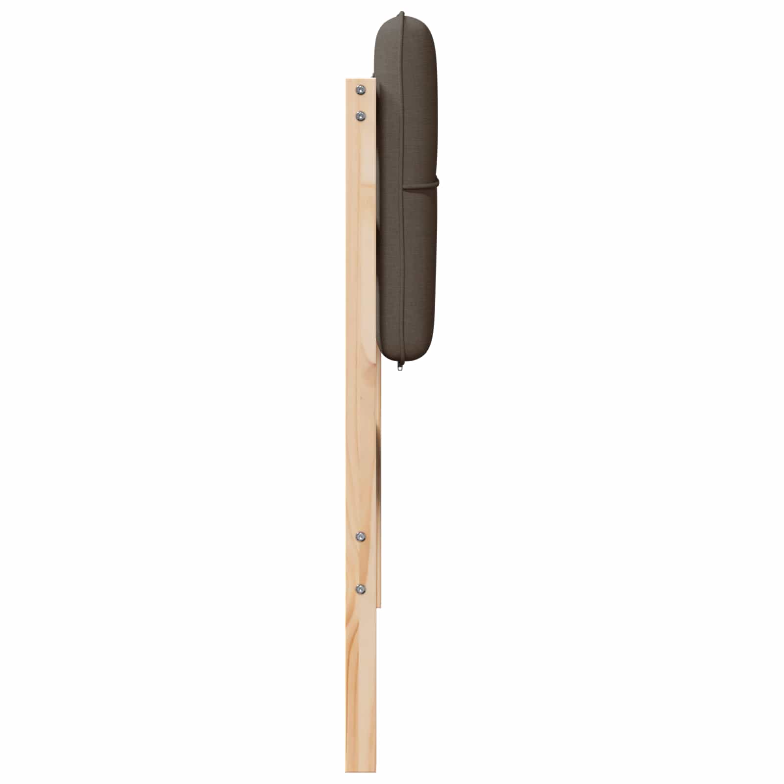 Gepolstertes Kopfteil mit Kopfteil Braun und Taupe 80 cm