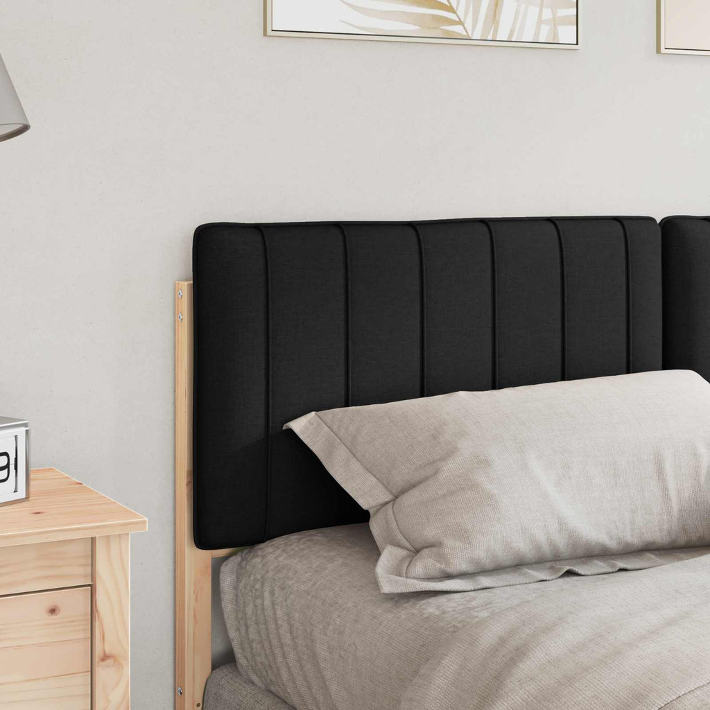 Gepolstertes Kopfteil mit Kopfteil Braun und Schwarz 160 cm