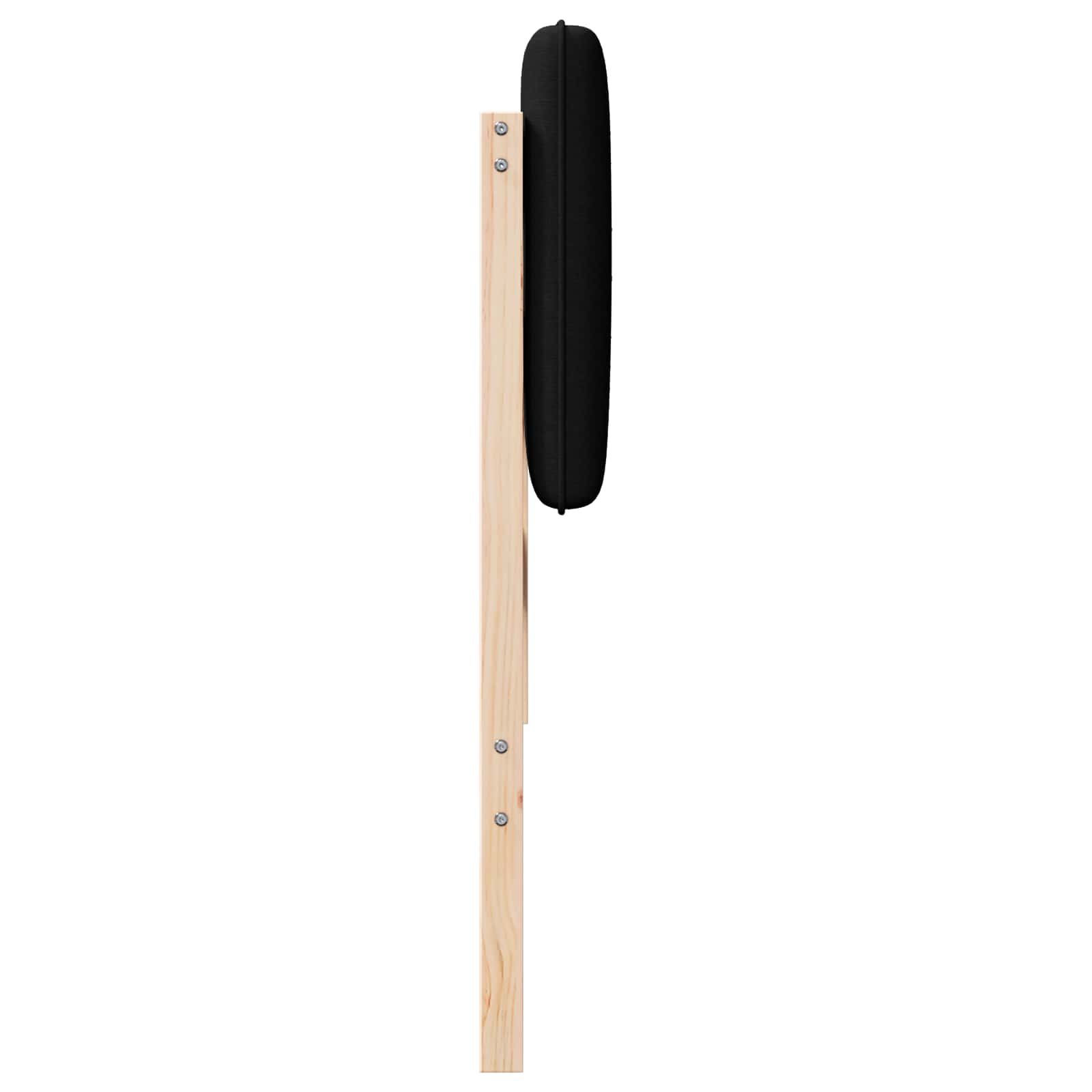Gepolstertes Kopfteil mit Kopfteil Braun und Schwarz 160 cm