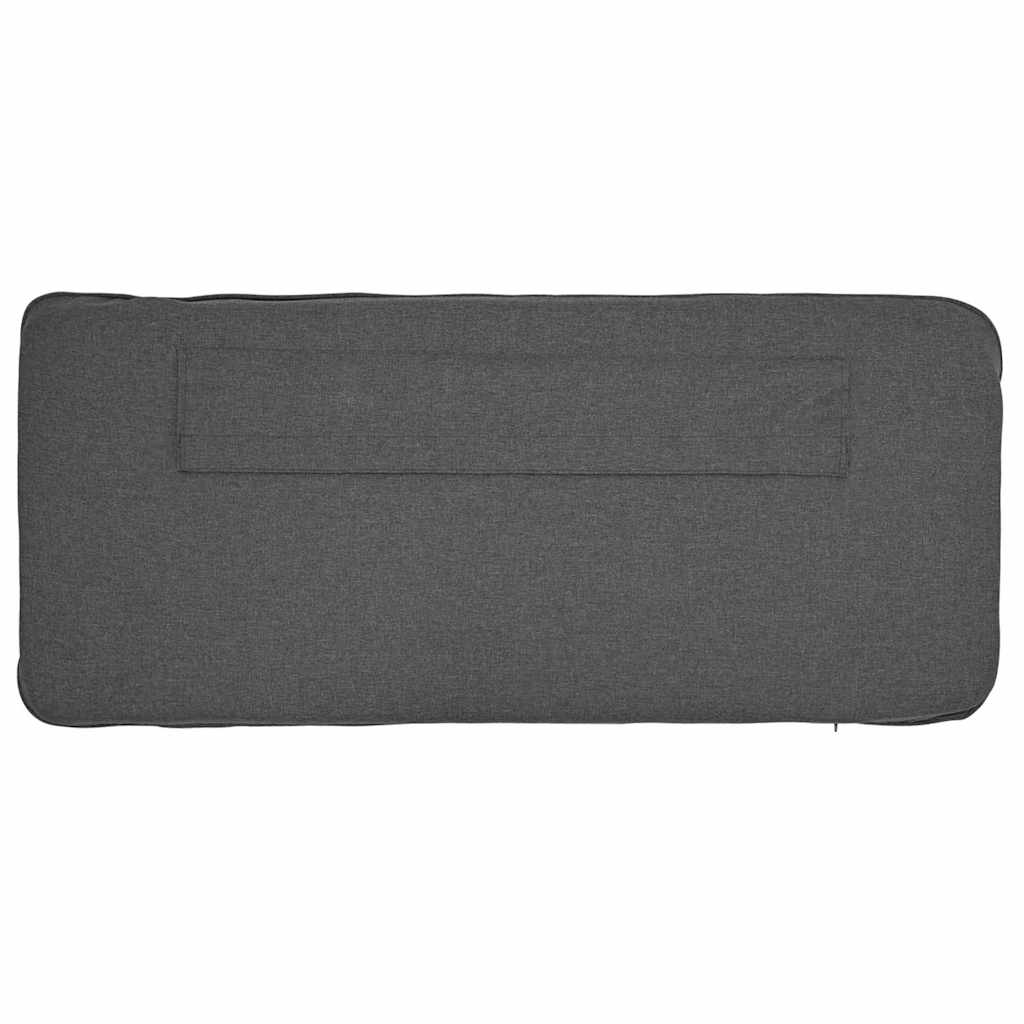 Gepolstertes Kopfteil mit Kopfteil Braun und Dunkelgrau 135 cm