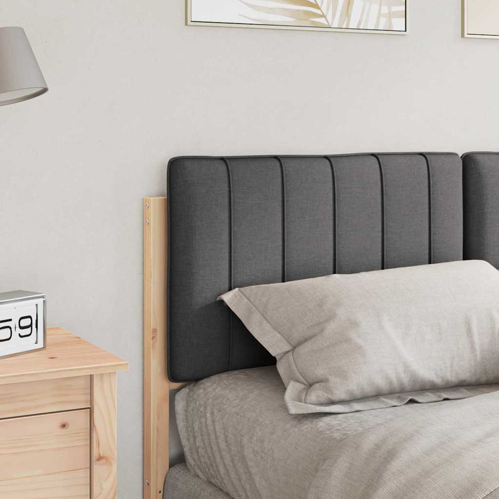 Gepolstertes Kopfteil mit Kopfteil Braun und Dunkelgrau 135 cm