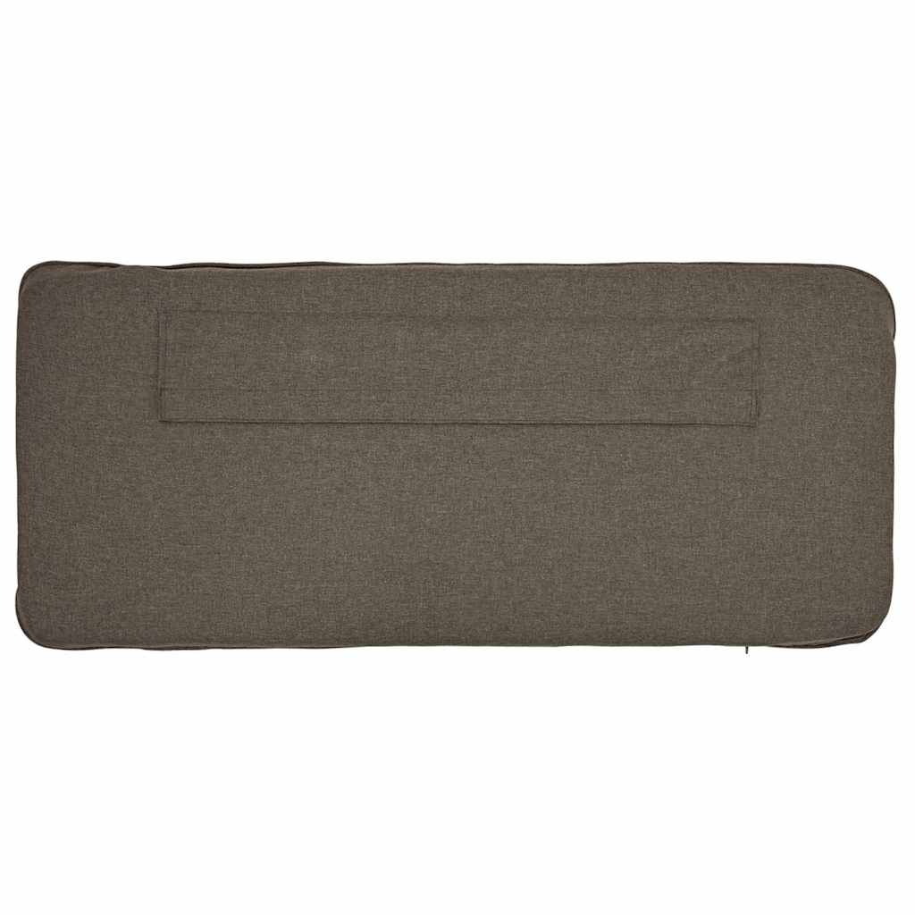 Gepolstertes Kopfteil mit Kopfteil Braun und Taupe 135 cm