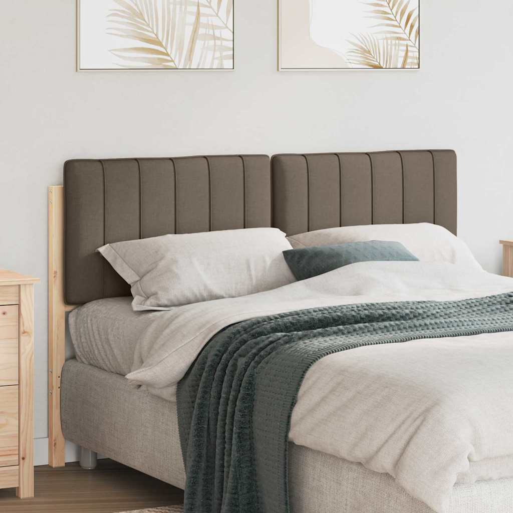 Gepolstertes Kopfteil mit Kopfteil Braun und Taupe 135 cm