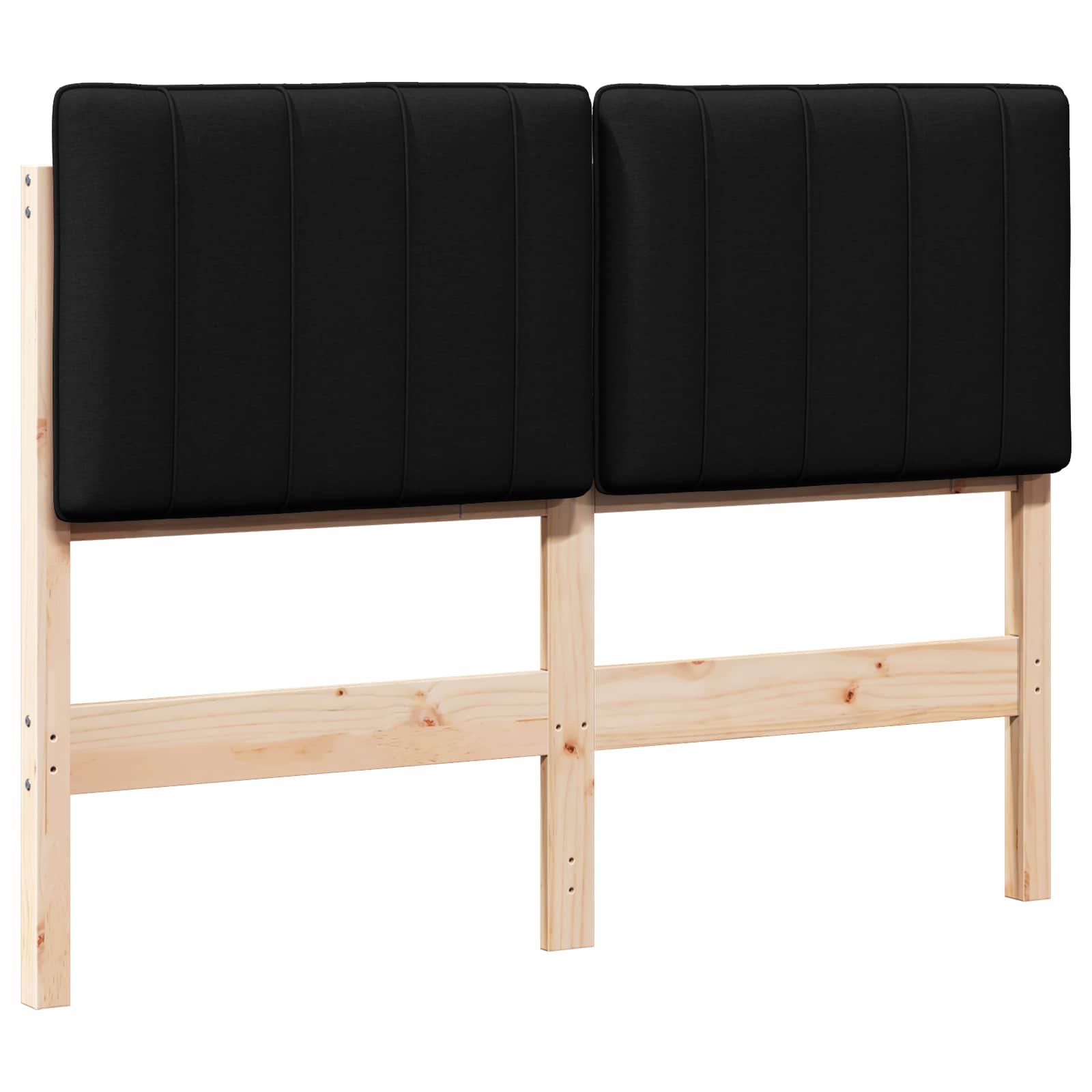 Gepolstertes Kopfteil mit Kopfteil Braun und Schwarz 120 cm