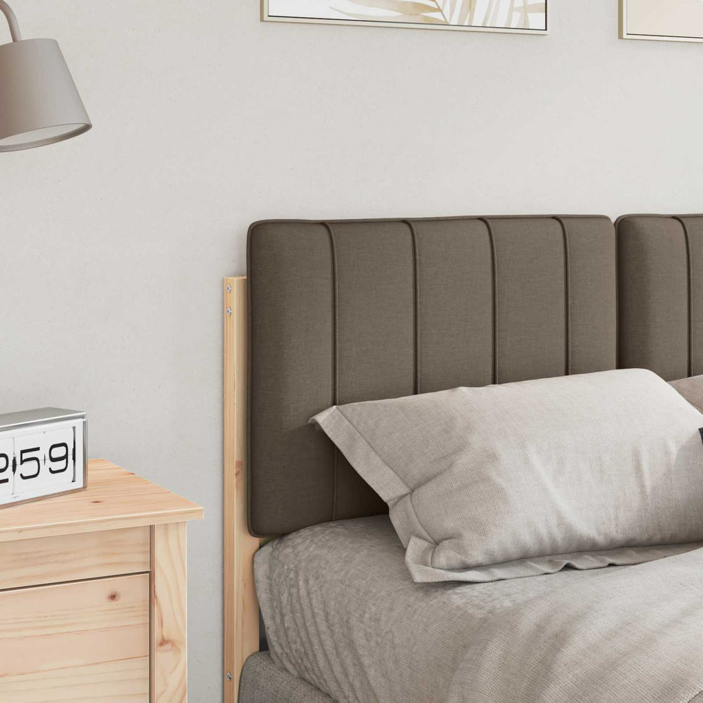 Gepolstertes Kopfteil mit Kopfteil Braun und Taupe 120 cm