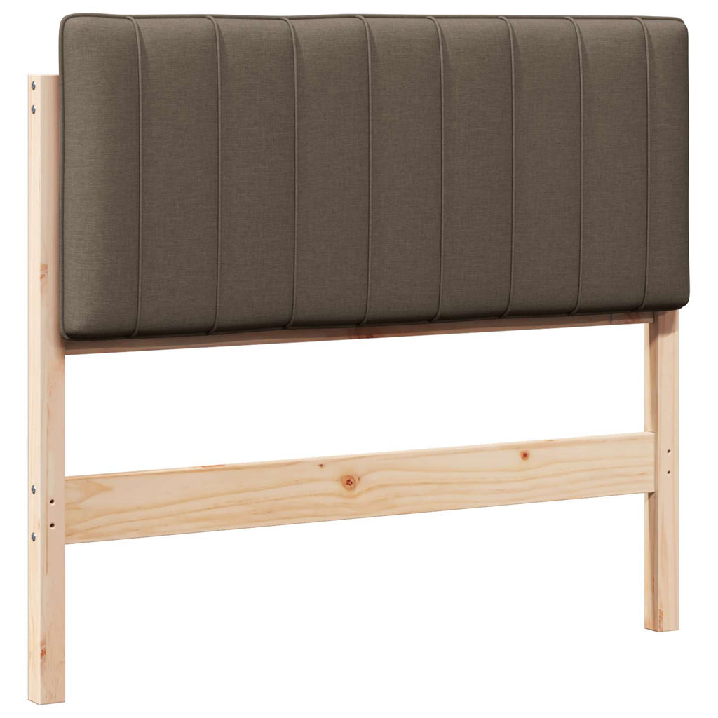 Gepolstertes Kopfteil mit Kopfteil Braun und Taupe 100 cm