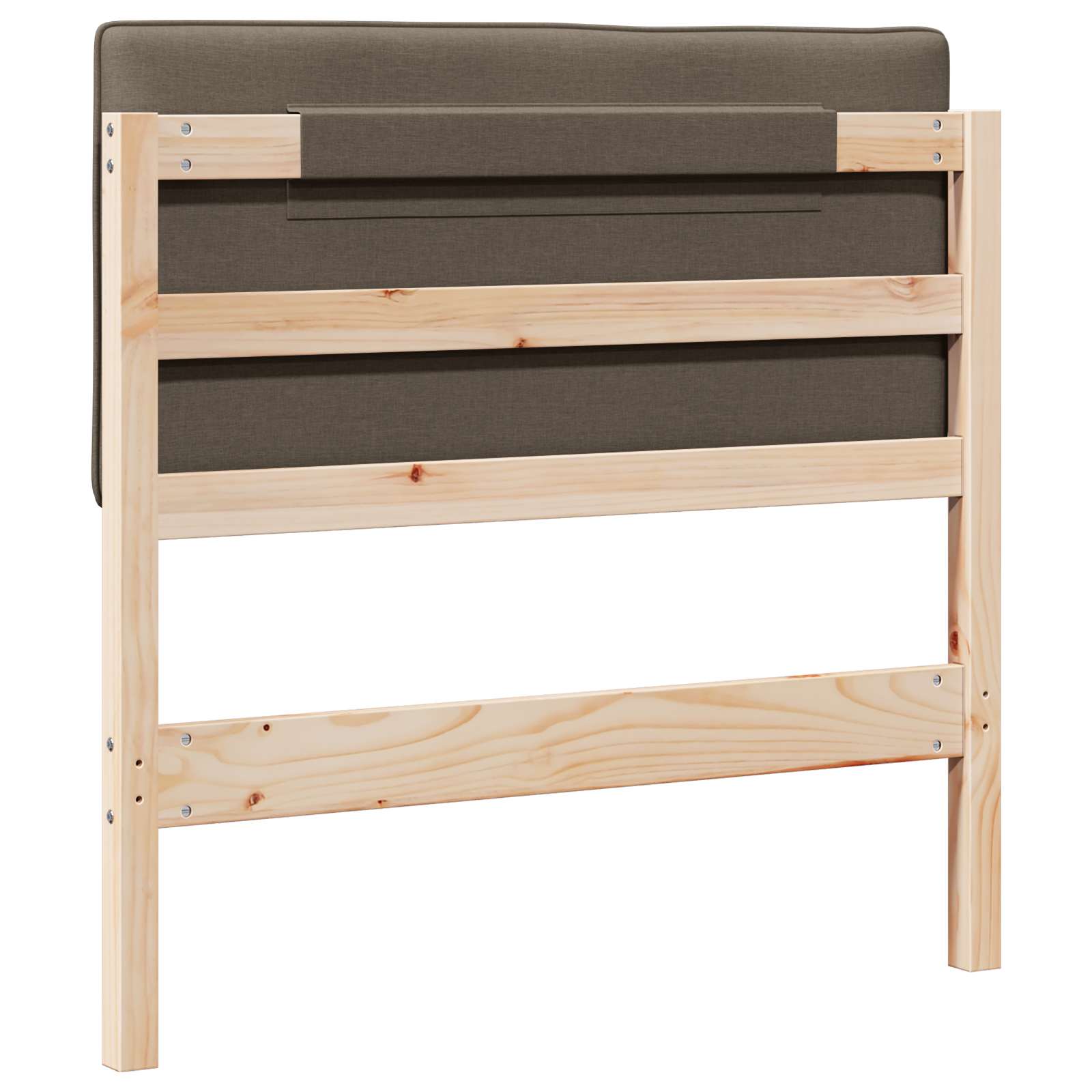 Gepolstertes Kopfteil mit Kopfteil Braun und Taupe 100 cm