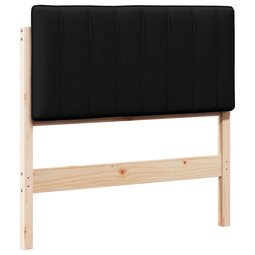 Gepolstertes Kopfteil mit Kopfteil Braun und Schwarz 90 cm