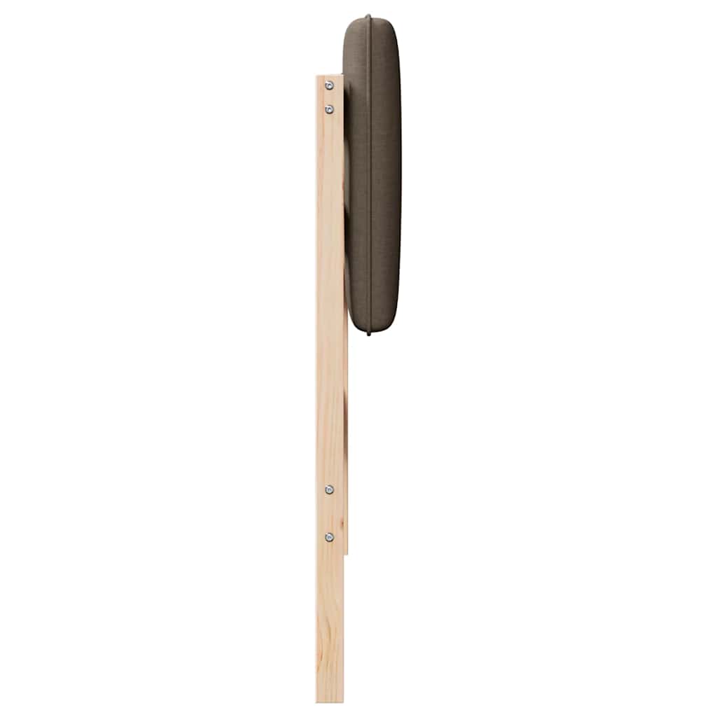 Gepolstertes Kopfteil mit Kopfteil Braun und Taupe 80 cm